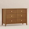 M10326CTN,Sprout 6-Drawer Double Dresser in Chestnut and Natural