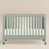 M6601LS,Maki Full Size Folding Crib w/ Toddler Bed Conversion Kit in Light Sage