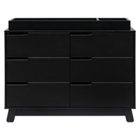 M4216B,Hudson 6-Drawer Double Dresser  Assembled in Black