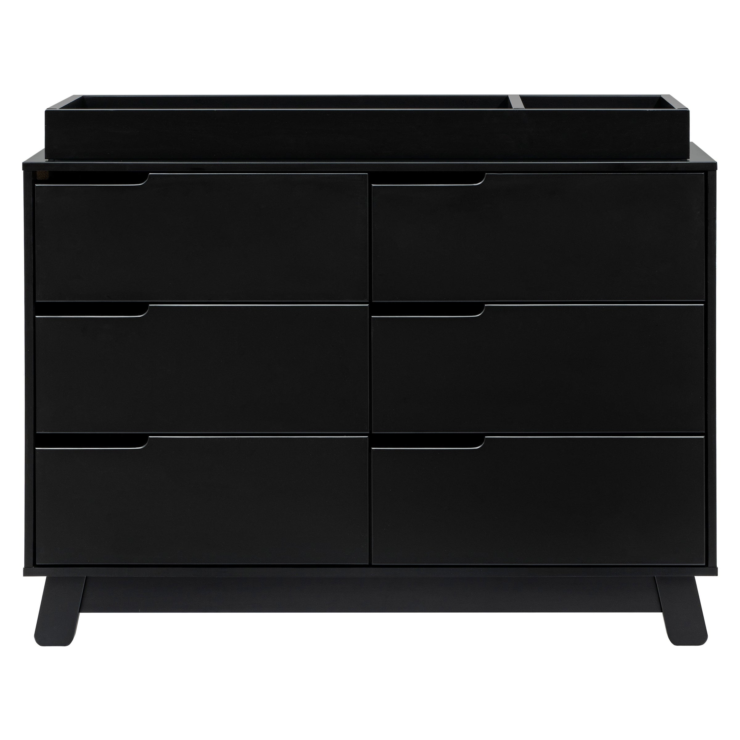 M4216B,Hudson 6-Drawer Double Dresser  Assembled in Black