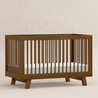 M4201NL,Hudson 3-in-1 Convertible Crib w/Toddler Bed Conversion Kit in Natural Walnut