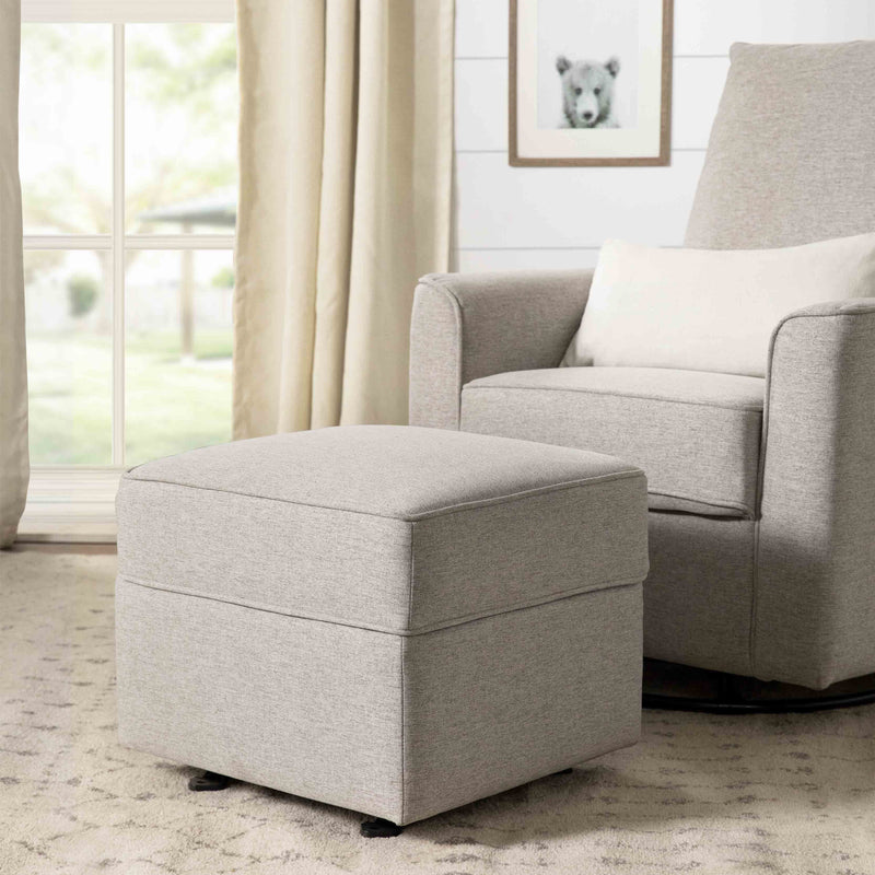 M17285PGEW,Willa/Alden Gliding Ottoman in Performance Grey Eco-Weave