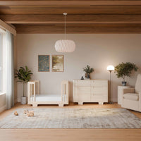 M23401NX,Yuzu 8-in-1 Convertible Crib w/All-Stages Conversion Kits in Washed Natural