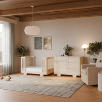 M23401NX,Yuzu 8-in-1 Convertible Crib w/All-Stages Conversion Kits in Washed Natural