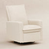 M20977AT,Cali Flange Gliding Swivel Recliner in Almond Teddy Loop