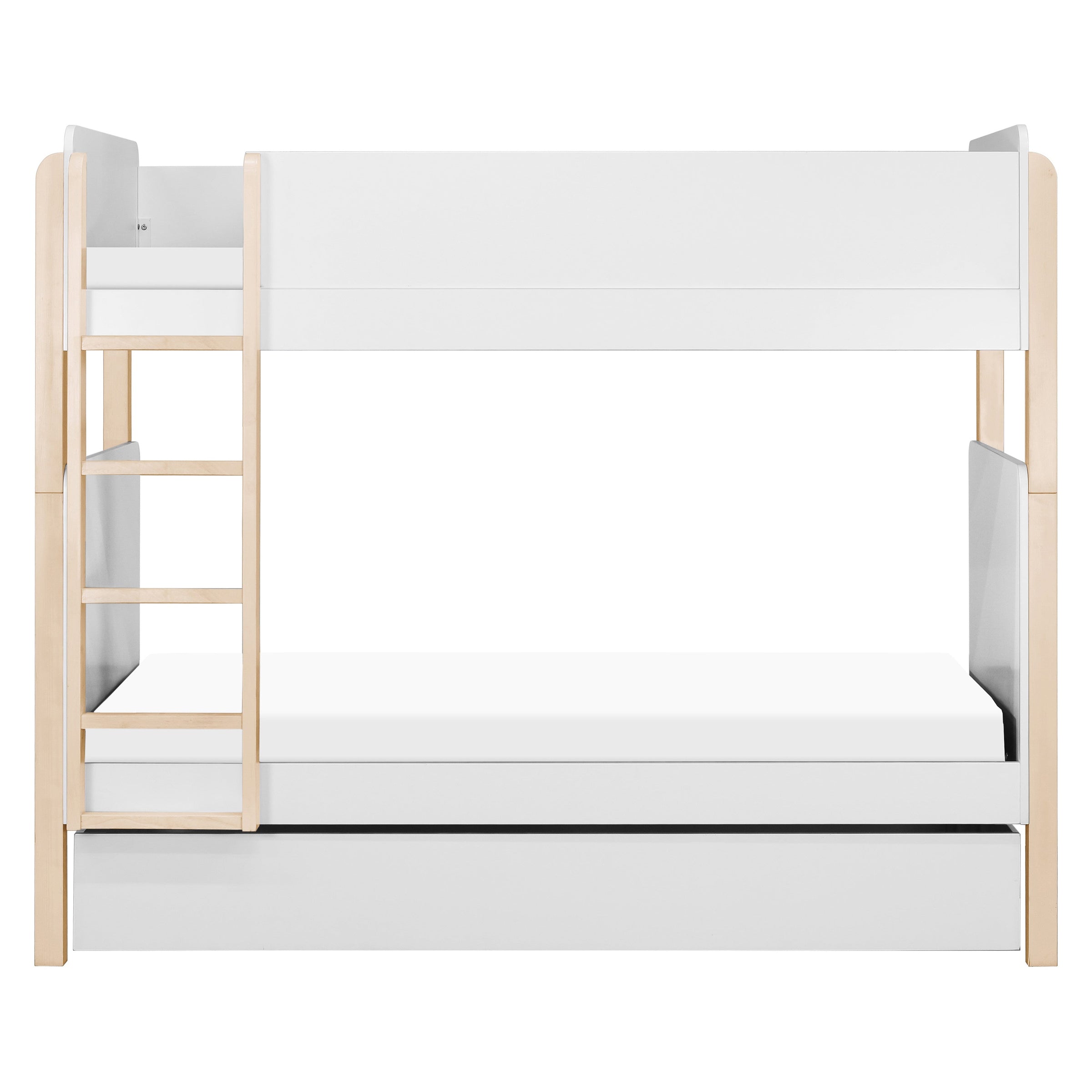 M18494WNX,TipToe Bunk Bed in White and Washed Natural
