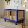 M4201CBTHY,Hudson 3-in-1 Convertible Crib w/Toddler Bed Conversion Kit in Cobalt/Honey
