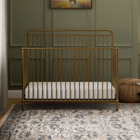 M15301VG,Winston 4-in-1 Convertible Crib in Vintage Gold