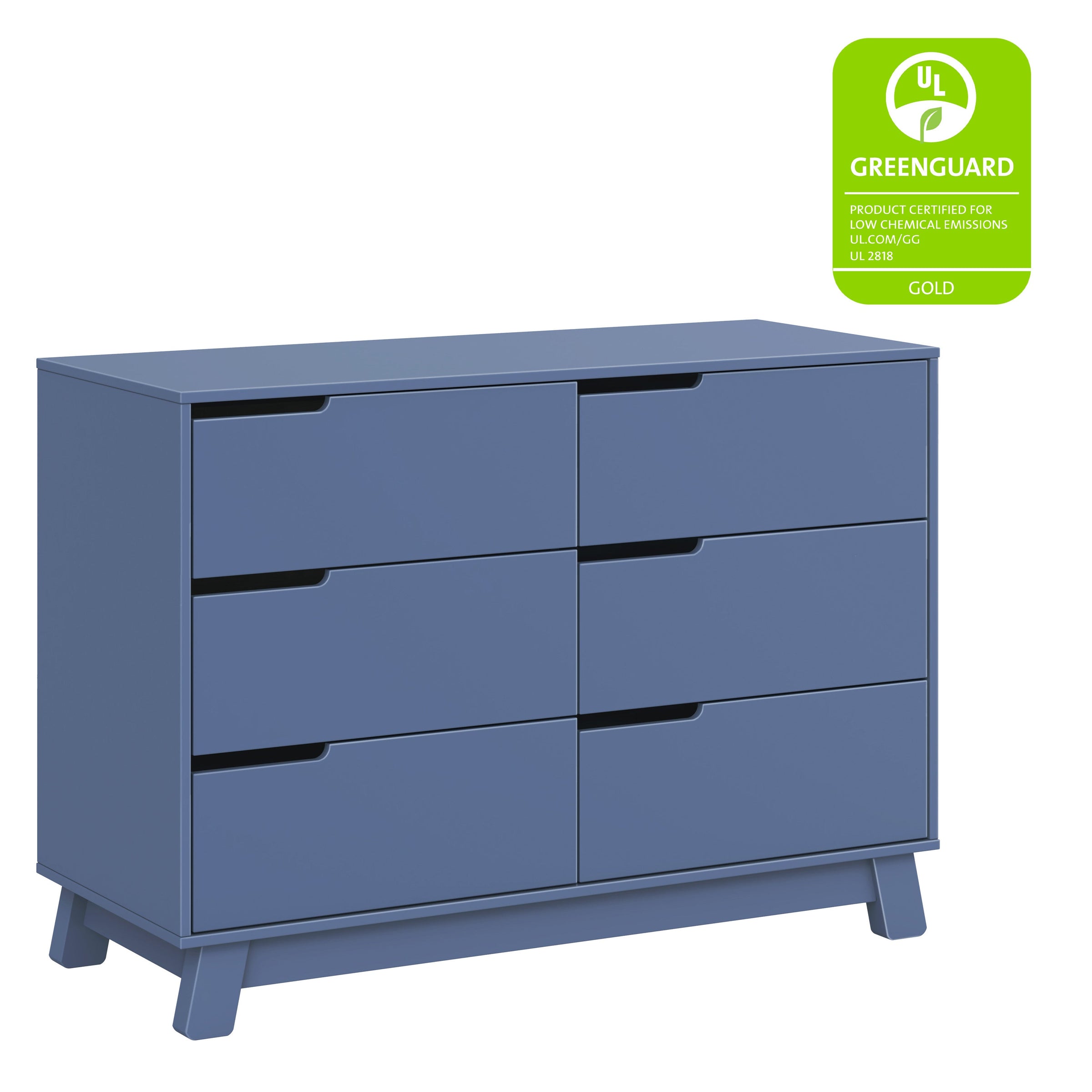 M4216CVB,Hudson 6-Drawer Double Dresser  Assembled in Cove Blue