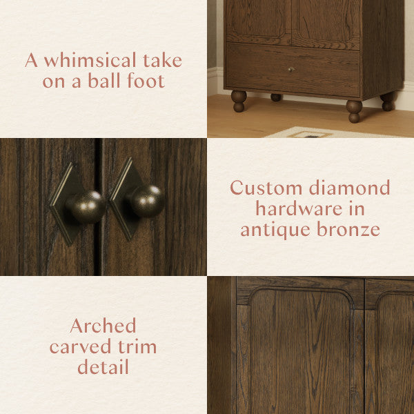 M33329TE,Nate Berkus x Babyletto Astre Assembled Armoire in Toffee