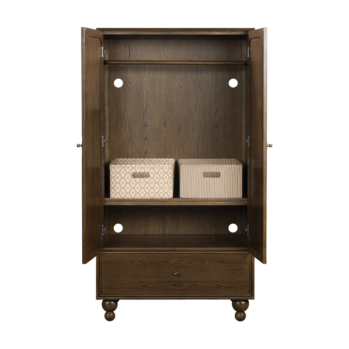 M33329TE,Nate Berkus x Babyletto Astre Assembled Armoire in Toffee