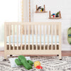 M6601NX,Maki Full-Size Folding Crib w/Toddler Bed Conversion Kit in Washed Natural