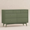 M15916OL,Palma 7-Drawer Double Dresser  Assembled in Olive