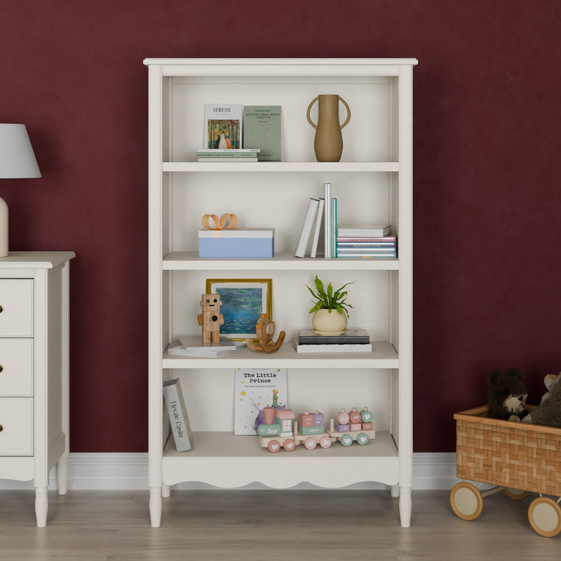 M7114RW,Liberty Assembled Bookcase in Warm White