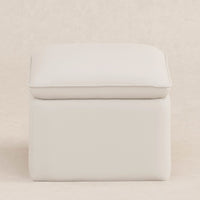 M20985PCMEW,Cali Storage Ottoman in Performance Cream Eco-Weave