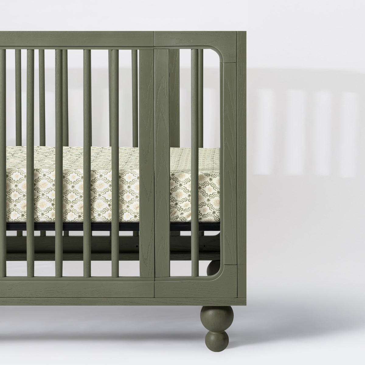 T34335JSR,Nate Berkus x Babyletto Crib Sheet in Juniper Star