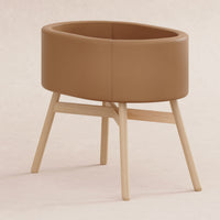 M26834GCLB,babyletto x GATHRE Capsule Bassinet in Camel