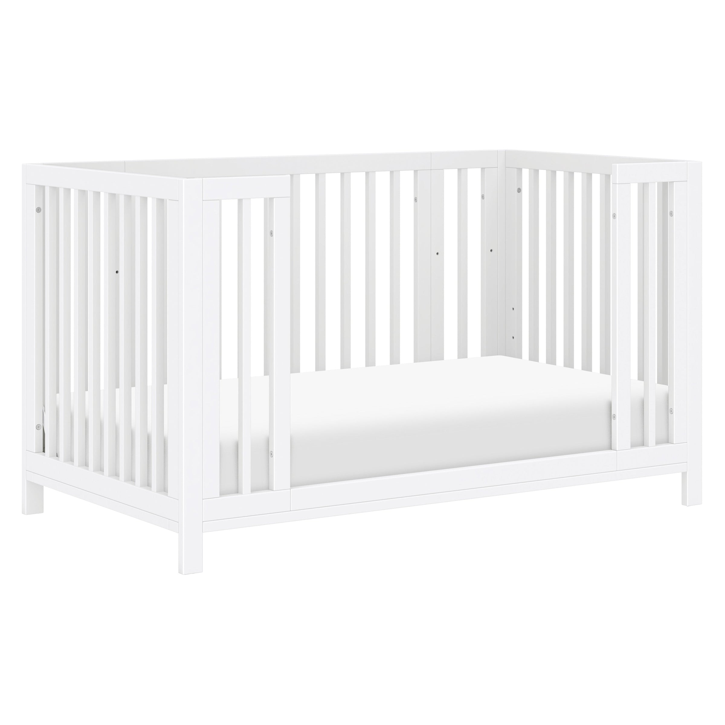 M30880W,Rolli 9-in-1 Convertible All-Stages?? Crib w/ Bassinet & Toddler Bed Kits in White