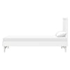 M15969W,Palma Twin Bed in White