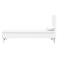 M15969W,Palma Twin Bed in White