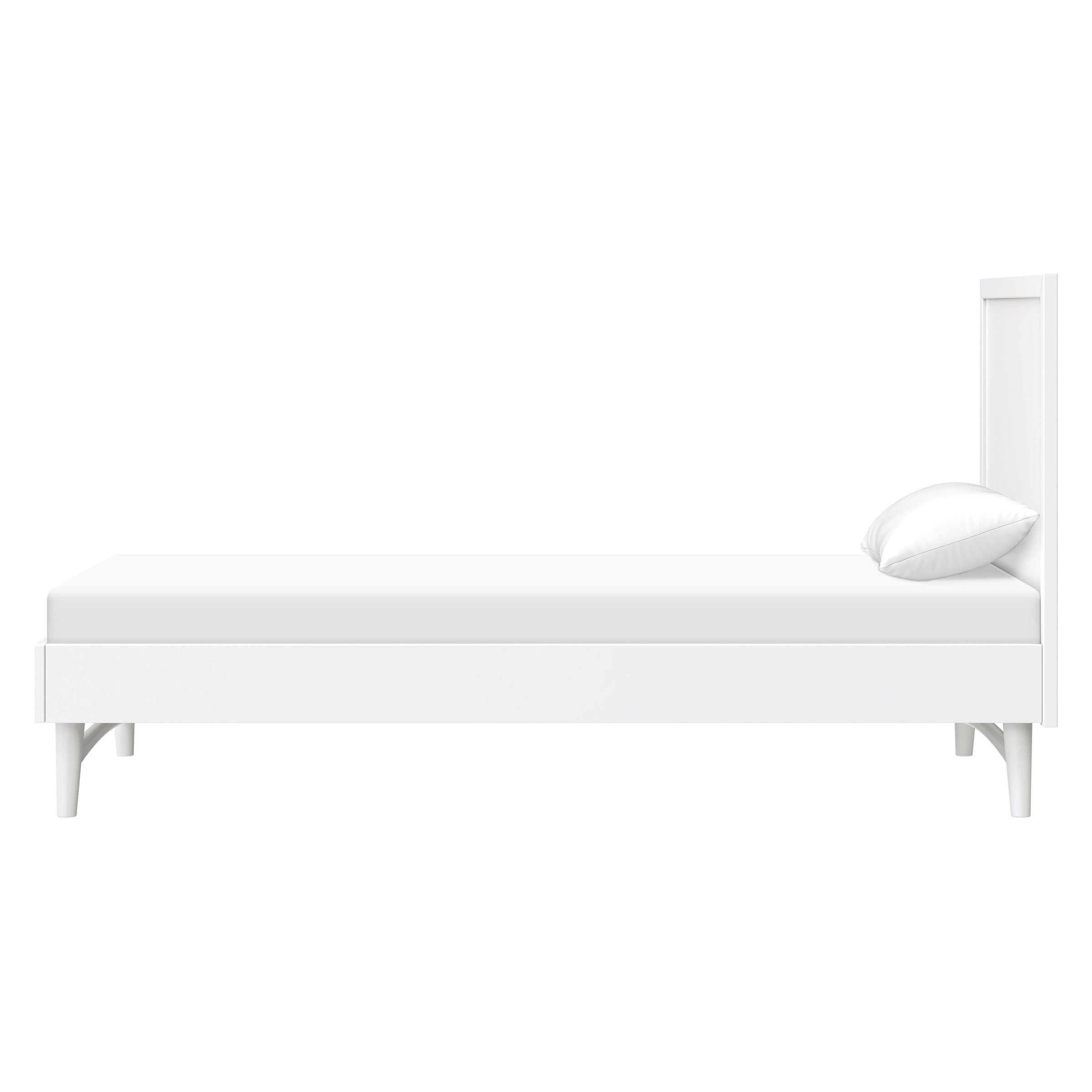 M15969W,Palma Twin Bed in White