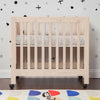 M6698NX,Origami Mini Crib in Washed Natural