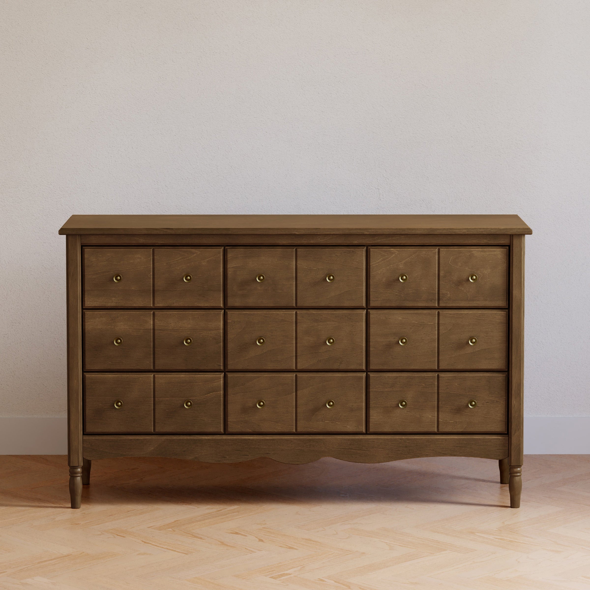 M7128NL,Liberty 9-Drawer Assembled Dresser in Natural Walnut