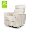 M17186TGH,Willa Plus Power Glider Recliner w/ Power Headrest in Tan Gingham