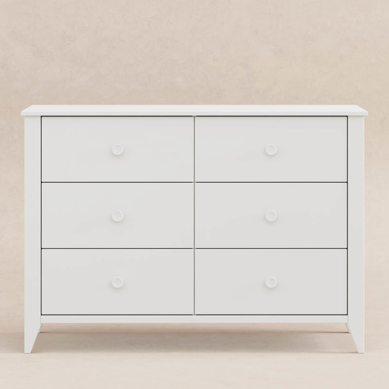 M10326W,Sprout 6-Drawer Double Dresser in White