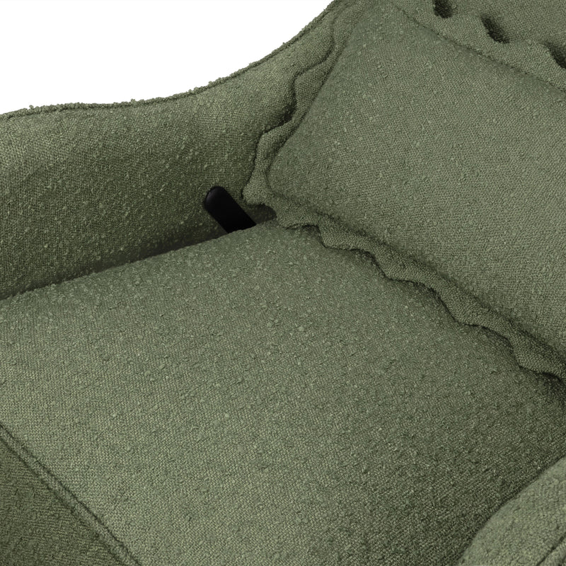 M27787OB,Devon Recliner and Swivel Glider in Olive Boucle