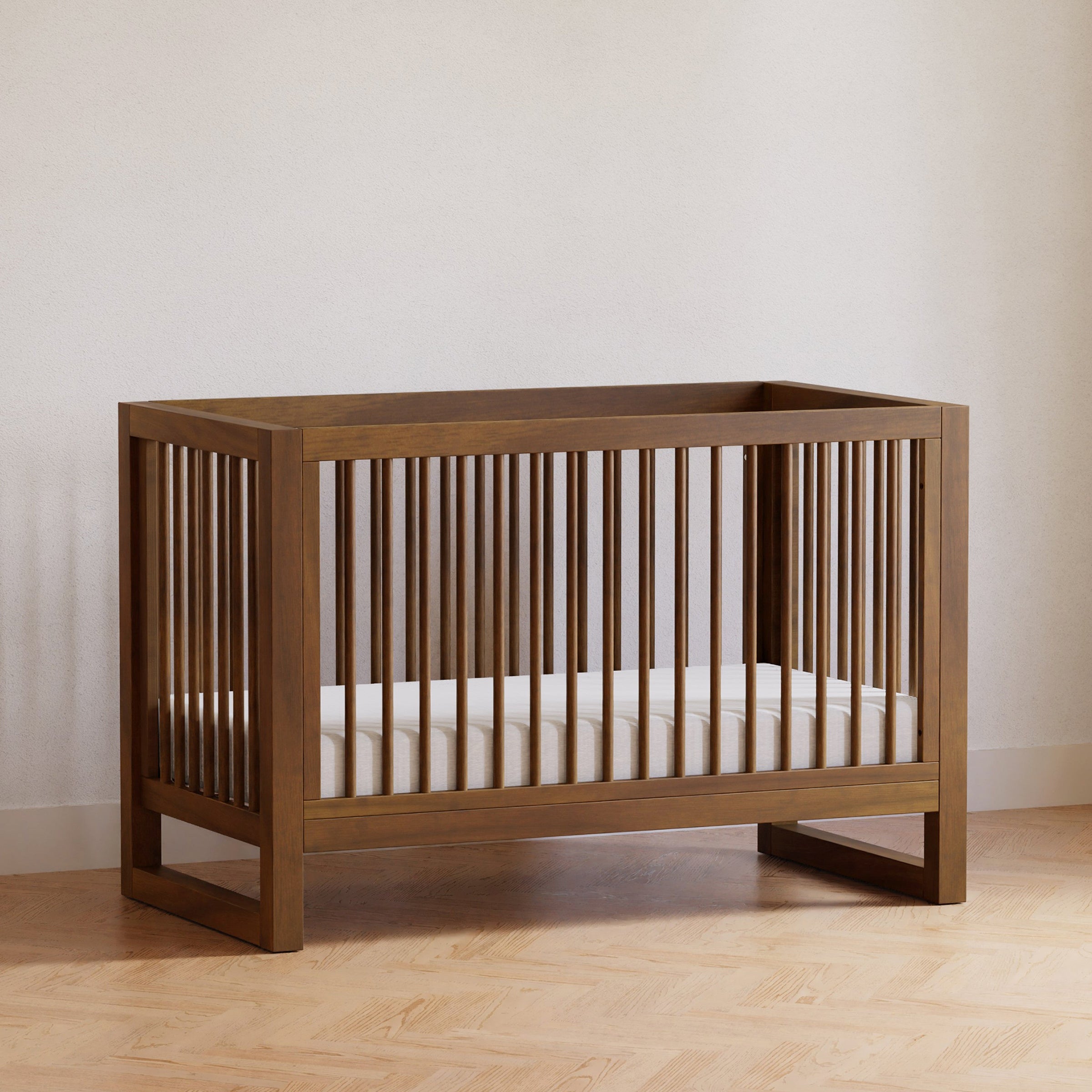M23301NL,Nantucket 3-in-1 Convertible Crib w/Toddler Bed Conversion Kit in Natural Walnut