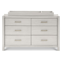B26416WDF,Hemsted 6-Drawer Assembled Dresser in White Driftwood