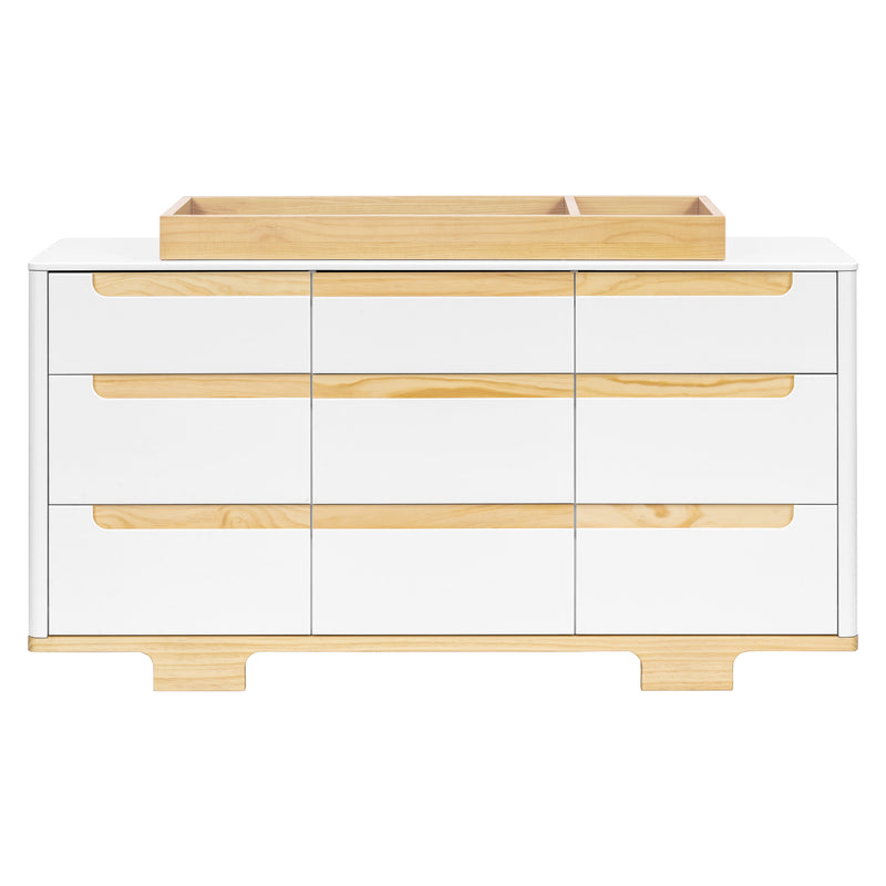 M23428WN,Yuzu 9-Drawer Dresser  Assembled in White/Natural