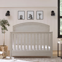 B26401WDF,Hemsted 4-in-1 Convertible Crib in White Driftwood
