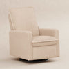 M20977CSG,Cali Flange Gliding Swivel Recliner in Chai Shearling