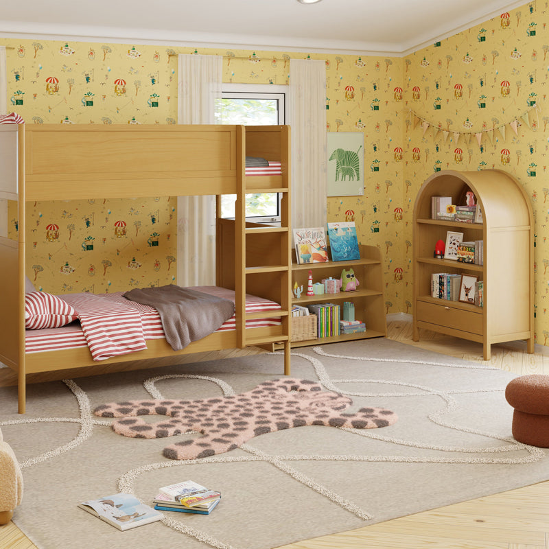 M25914HY,Bondi Bookcase  Assembled in Honey