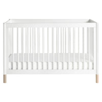 M12901WNX,Gelato 4-in-1 Convertible Crib w/Toddler Conversion Kit in White  NX Feet