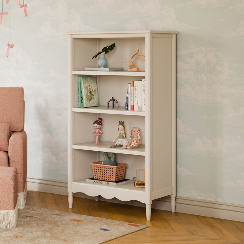 M7114RW,Liberty Assembled Bookcase in Warm White