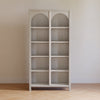 M24814WDF,Eloise Bookcase  Assembled in White Driftwood