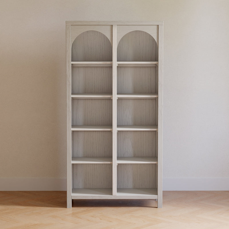M24814WDF,Eloise Bookcase  Assembled in White Driftwood