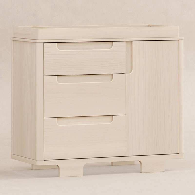 M23423NX,Yuzu 3-Drawer Changer Dresser in Washed Natural