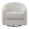 M5887BWB,Madison Swivel Glider in Black White Boucle