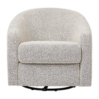 M5887BWB,Madison Swivel Glider in Black White Boucle