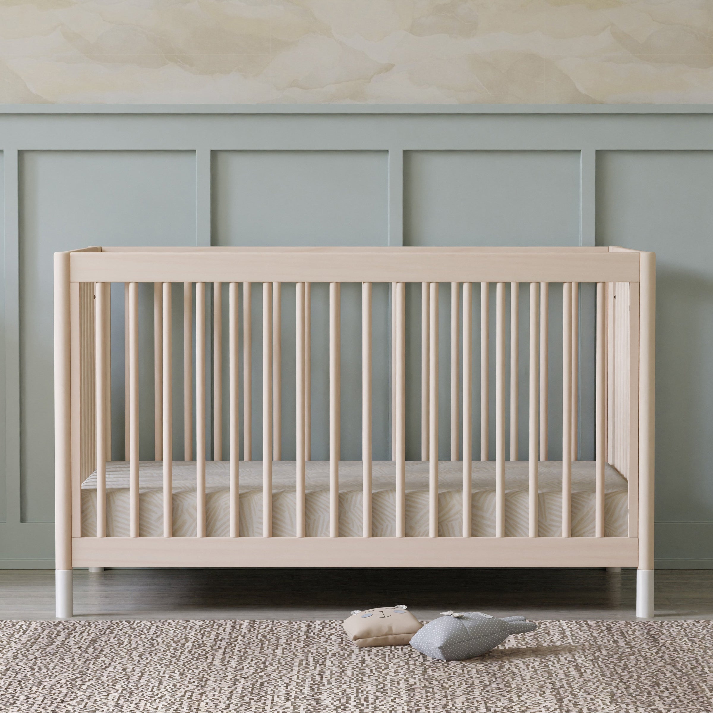 M12901NXW,Gelato 4-in-1 Convertible Crib w/Toddler Conversion Kit in Washed Natural  W Feet