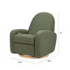M23188OBLB,Nami Glider Recliner w/ Electronic Control and USB in Olive Boucle w/Light Wood Base