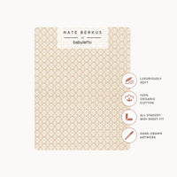 T34333ASR,Nate Berkus x Babyletto All-Stages Midi Sheet in Autumn Star