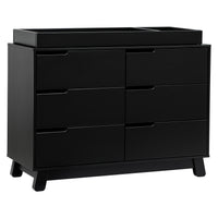 M4216B,Hudson 6-Drawer Double Dresser  Assembled in Black