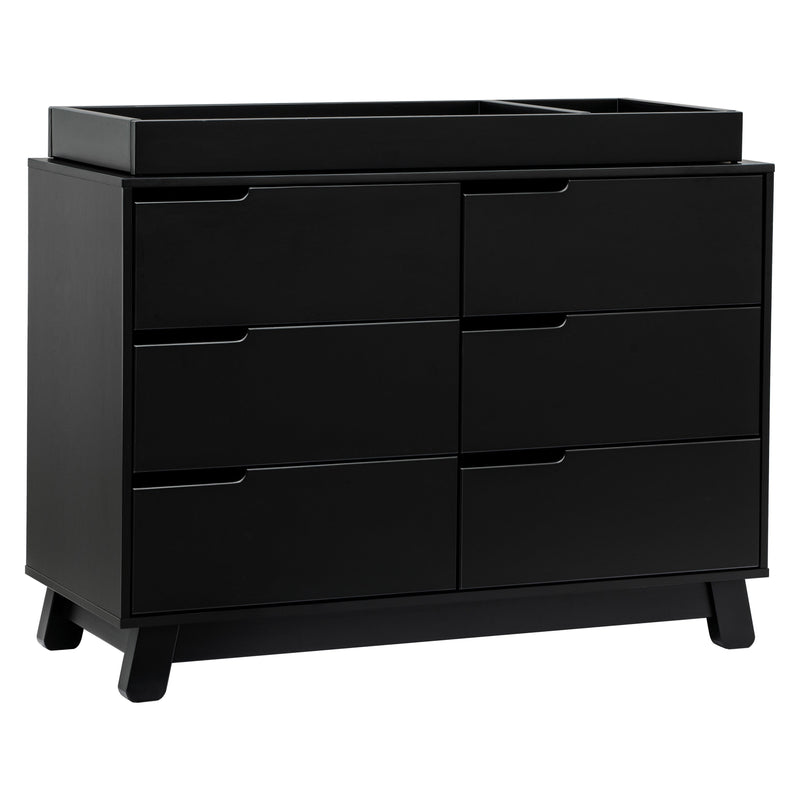 M4216B,Hudson 6-Drawer Double Dresser  Assembled in Black