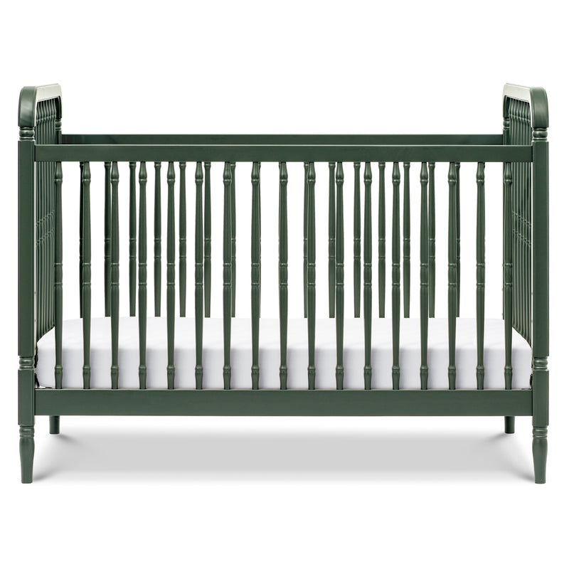 M7101FRGR,Liberty 3-in-1 Convertible Spindle Crib w/Toddler Bed Conversion Kit in Forest Green