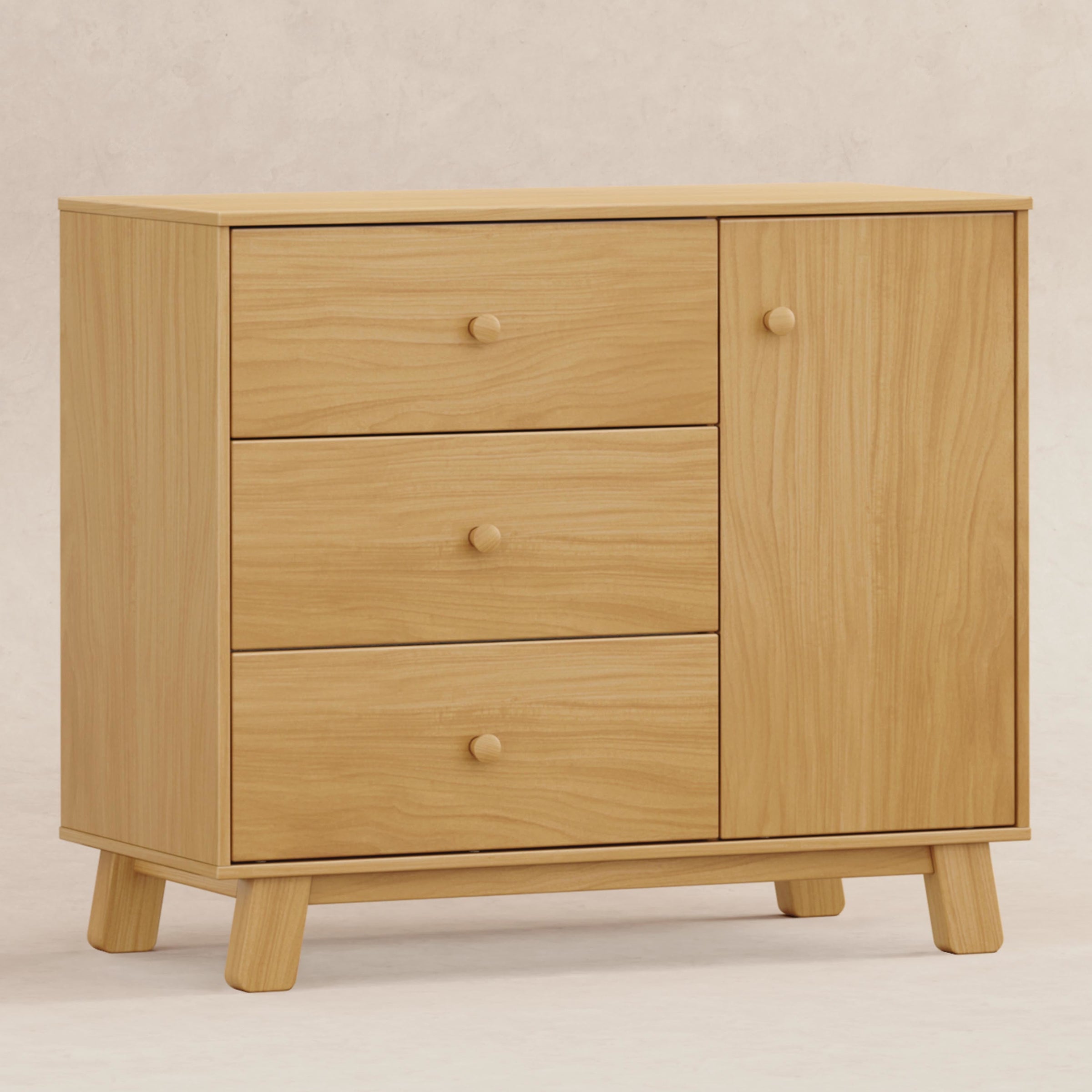 M32523HY,Hudson Modern 3-Drawer Dresser in Honey